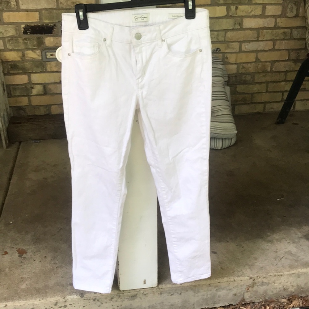 Jessica Simpson white jeans size 4